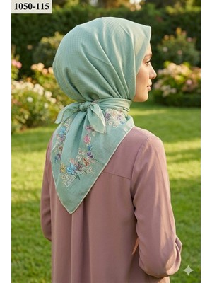 Lo'cella Soft Pamuk Eşarp (Mint) 1050-115