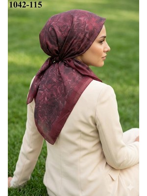 Vel Scarfs Velscarfs Soft Pamuk Parla Eşarp (Bordo) 1042-115