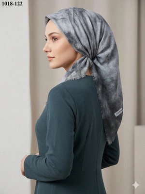 Sinem Eşarp Sinem Desenli Dimi Pamuk Eşarp 1018-122