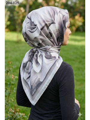 Vel Scarfs Velscarfs Soft Pamuk Parla Eşarp (Gümüş Gri) 204-125