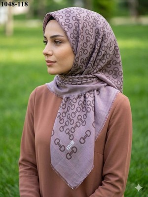 Eyfel Eşarp Eyfel Desenli Dimi Pamuk Eşarp 1048-118