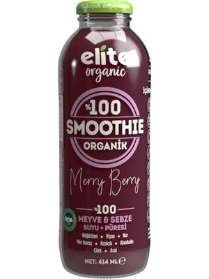 Elite Naturel Organik Smoothıe Merry Berry 414 Ml Rulo 16 Adet Kokusuz 3 Katlı Kağıt Havlu