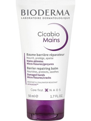 Cicabio Hand Cream Hasar Görmüş Eller Onarıcı Yatıştırıcı Yoğun Nemlendirici El Kremi Shea Yağı 50ML