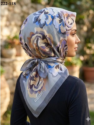 Vel Scarfs Velscarfs Soft Pamuk Parla Eşarp (Gri) 222-118