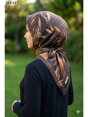 Vel Scarfs Velscarfs Soft Pamuk Parla Eşarp (Kahve) 223-117