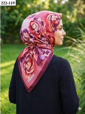Vel Scarfs Velscarfs Soft Pamuk Parla Eşarp (Bordo) 222-119