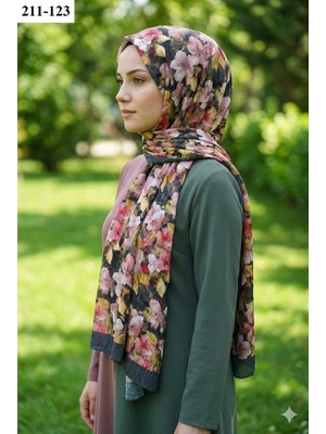 Sharell Bambu Kraş Pamuk Şal (Gri) 211-123