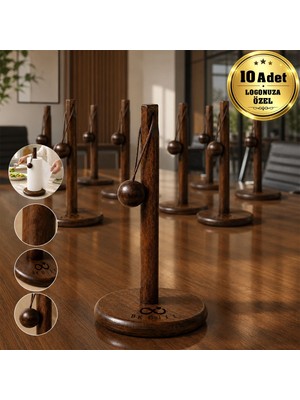 BK Gift Logonuza Özel 10 Adet 28 cm Akasya Toplu Kağıt Havluluk Kurumsal Mutfak Ürünü
