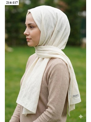 Moda Akyüz Ayrobin Jakar Şal (Krem) 214-117
