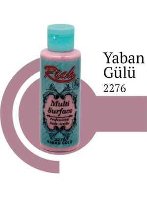 Solmazlar Online Rich Multi Surface 2276 Yaban Gülü Akrilik Boya 120 cc