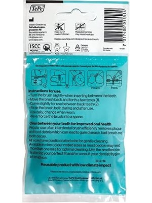 1.5 mm - Siyah Diş Arayüz Fırçası (1x 8 Adet)