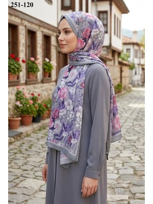 Sharell Fransız Ipeği Şal (Gri) 251-120