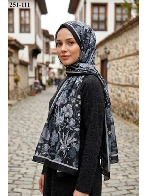 Sharell Fransız Ipeği Şal (Siyah) 251-111