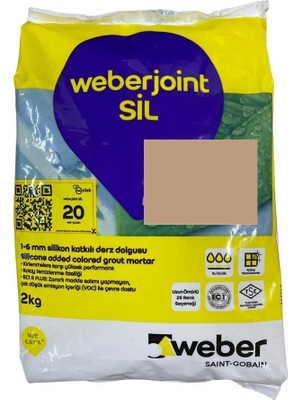 Solmazlar Online Weber Joint Sil 411 Göreme Bej Derz Dolgu 2 kg