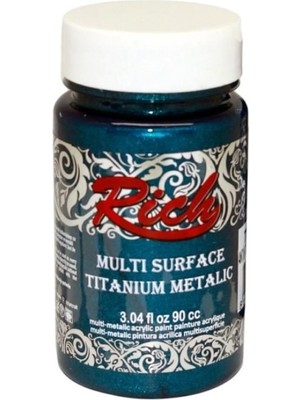 Solmazlar Online Rich Multi Surface Titanium 2570 Antik Turkuaz Metalik 90 cc
