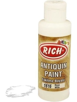 Solmazlar Online Rich 1616 Beyaz 120 ml Eskitme Ahşap Boyası
