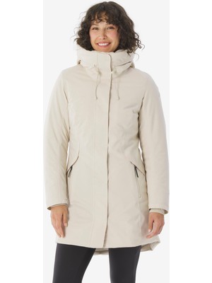 Decathlon Quechua Kadın Outdoor Su Geçirmez Kar Montu/kışlık Mont - Bej - NH500 -10 °c
