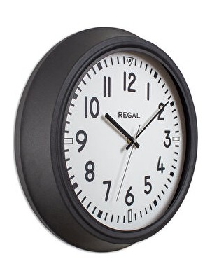 Nomikase Metal Kasa Klasik Duvar Saati, 40 cm Çapında Dayanıklı Tasarım