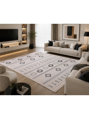 Prestij Home  Sisal Iskandinav Pamuk Taban Özel Kesim Kaymaz Salon Mutfak Oturma Odası Yolluk Dokuma Makine Halısı