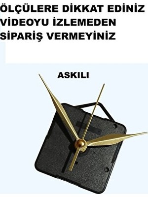 Nomikase Sessiz Çalışı Duvar Saati Mekanizması, Güçlü ve Dayanıklı