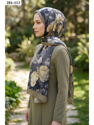 Sharell Desenli Bambu Kraş Pamuk Şal 281-113