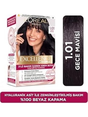 Creme 1.01 Derin Gece Mavisi Saç Boyası