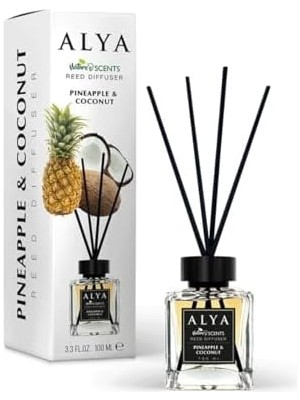 Scents Pineapple & Coconut Bambu Çubuklu Oda Kokusu- Ananas & Hindistan Cevizi Kokusu