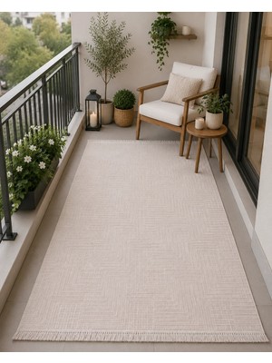 Prestij Home  Sisal Iskandinav Pamuk Taban Özel Kesim Kaymaz Salon Mutfak Oturma Odası Yolluk Dokuma Makine Halısı