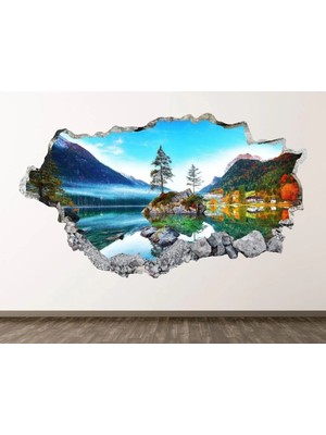 Kanvassepetinet Full Hd Baskı 3D Modern Duvar Sticker
