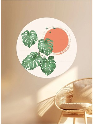 Kanvassepetinet Kendiliğinden Yapışkanlı Kalın Kanvas Dokulu Dekoratif Bohem Art Soyut Duvar Kağıdı Duvar Stickerı