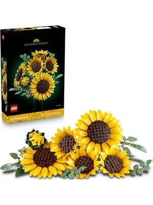 Ayçiçeği Buketi 11502 - Yetişkinler Için Çeşitli Gelişim Aşamalarında 6 Ayçiçeği Içeren Dekoratif Çiçek Buketi Model Yapım Seti, Kadınlar ve Erkekler Için Hediye Fikri (686 Parça)