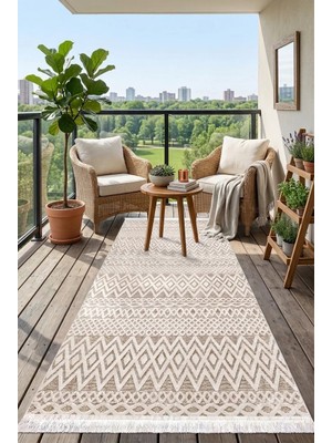 Prestij Home  Sisal Iskandinav Pamuk Taban Özel Kesim Kaymaz Salon Mutfak Oturma Odası Yolluk Dokuma Makine Halısı