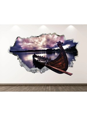 Kanvassepetinet Full Hd Baskı 3D Modern Duvar Sticker