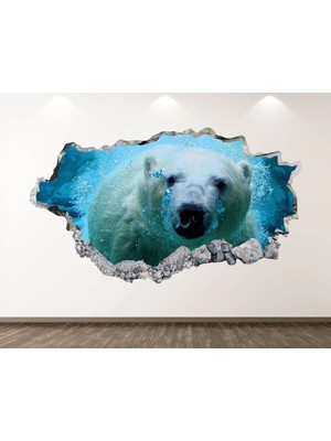 Kanvassepetinet Full Hd Baskı 3D Modern Duvar Sticker