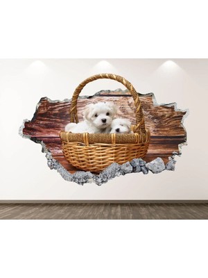 Kanvassepetinet Full Hd Baskı 3D Modern Duvar Sticker