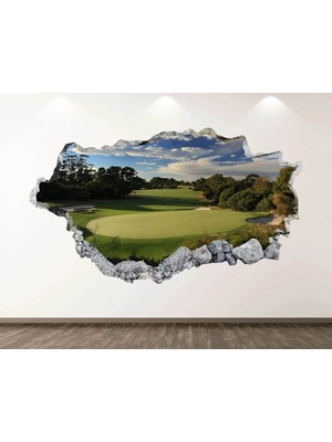 Kanvassepetinet Şehir ve Doğa Manzaraları Full Hd Baskı 3D Modern Duvar Sticker