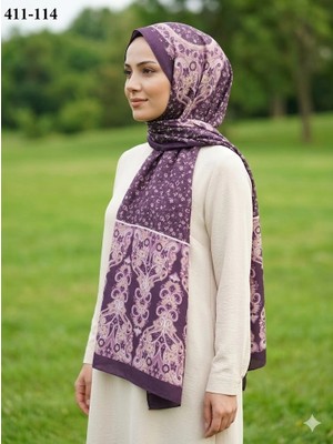 Soft İpek Soft Ipek Etnik Desen Soft Şal 411-114