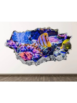 Kanvassepetinet Full Hd Baskı 3D Modern Duvar Sticker
