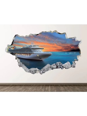 Kanvassepetinet Full Hd Baskı 3D Modern Duvar Sticker