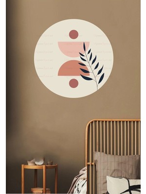 Kanvassepetinet Kendiliğinden Yapışkanlı Kalın Kanvas Dokulu Dekoratif Bohem Art Soyut Duvar Kağıdı Duvar Stickerı