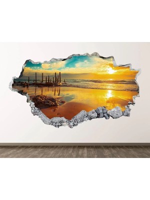 Kanvassepetinet Full Hd Baskı 3D Modern Duvar Sticker