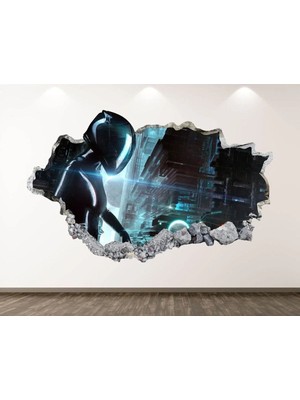 Kanvassepetinet Full Hd Baskı 3D Modern Duvar Sticker