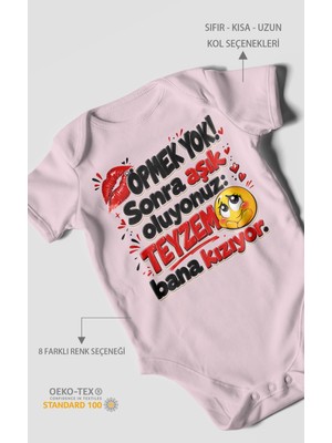 Morivo Kids Teyzeye Özel Kısa Kollu Bebek Body %100 Pamuk