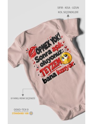 Morivo Kids Teyzeye Özel Kısa Kollu Bebek Body %100 Pamuk