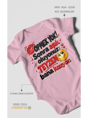 Morivo Kids Teyzeye Özel Kısa Kollu Bebek Body %100 Pamuk
