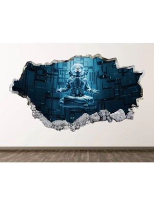 Kanvassepetinet Full Hd Baskı 3D Modern Duvar Sticker