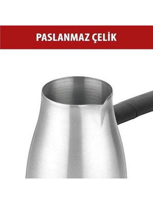 SCM-2967 Inox Elektrikli Cezve – 6 Fincan Kapasiteli, Paslanmaz Gövdeli Türk Kahve Makinesi