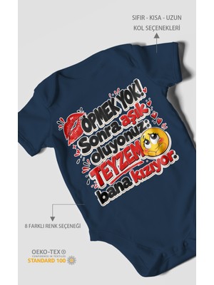Morivo Kids Teyzeye Özel Kısa Kollu Bebek Body %100 Pamuk