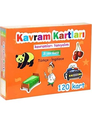 Kızılkaya Oyuncak KZL-145 Kavram KARTLARI-120 Kart