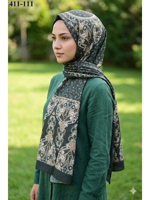 Soft İpek Soft Ipek Etnik Desen Soft Şal 411-111